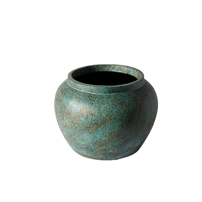 Jar Anchor 30 - Turquoise Terracotta - Ø40xH30 cm MUUBS