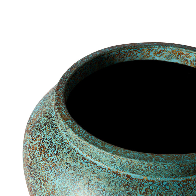 Jar Anchor 30 - Turquoise Terracotta - Ø40xH30 cm MUUBS