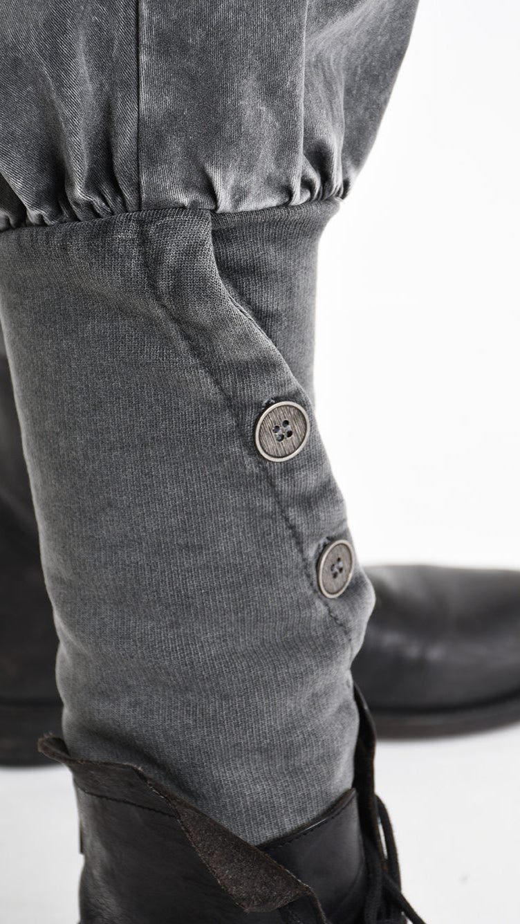 A33B M104125 TROUSER Cargo Cotton Stretch Marmorized Grey