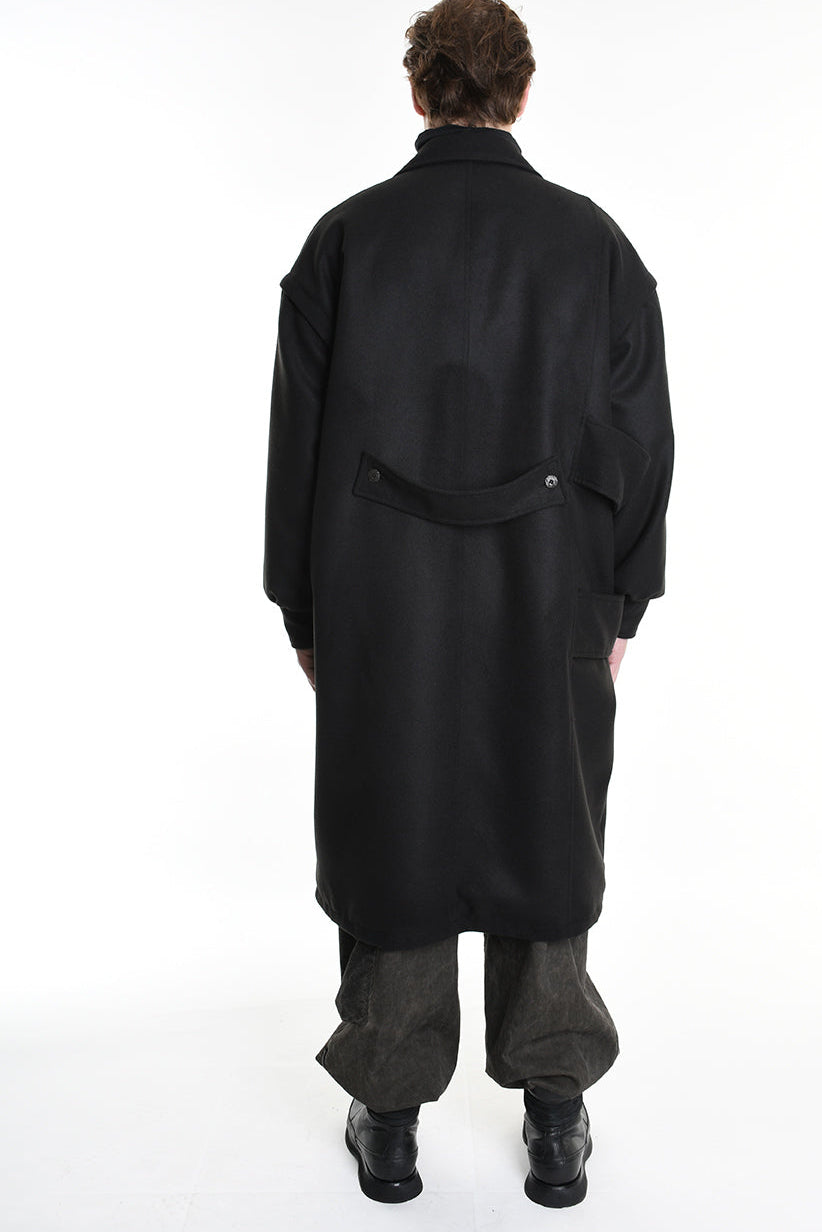 3B M1114 COAT Over Cloth UNISEX Black LA HAINE INSIDE US