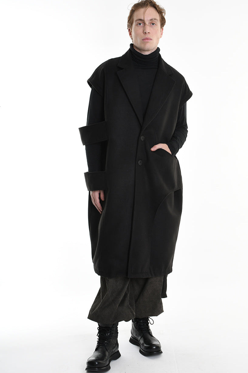 3B M1114 COAT Over Cloth UNISEX Black LA HAINE INSIDE US