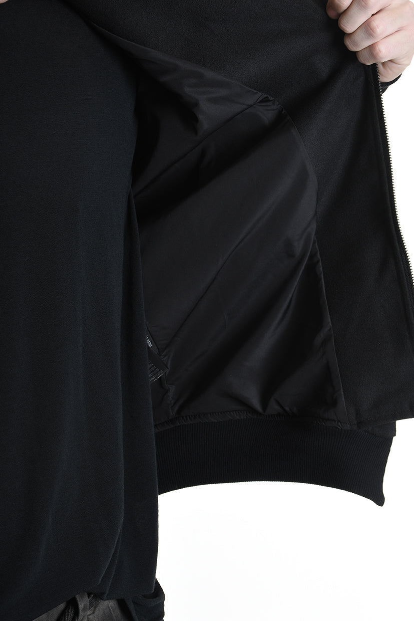 3B M1115 SPORT JACKET Over Cloth UNISEX D Black LA HAINE INSIDE US