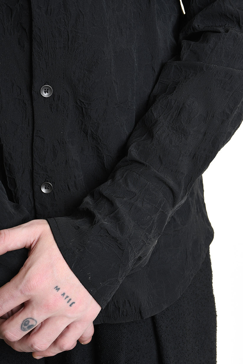 3B M1129 SHIRT Regular Nylon & Jacquard Black TEPHRA