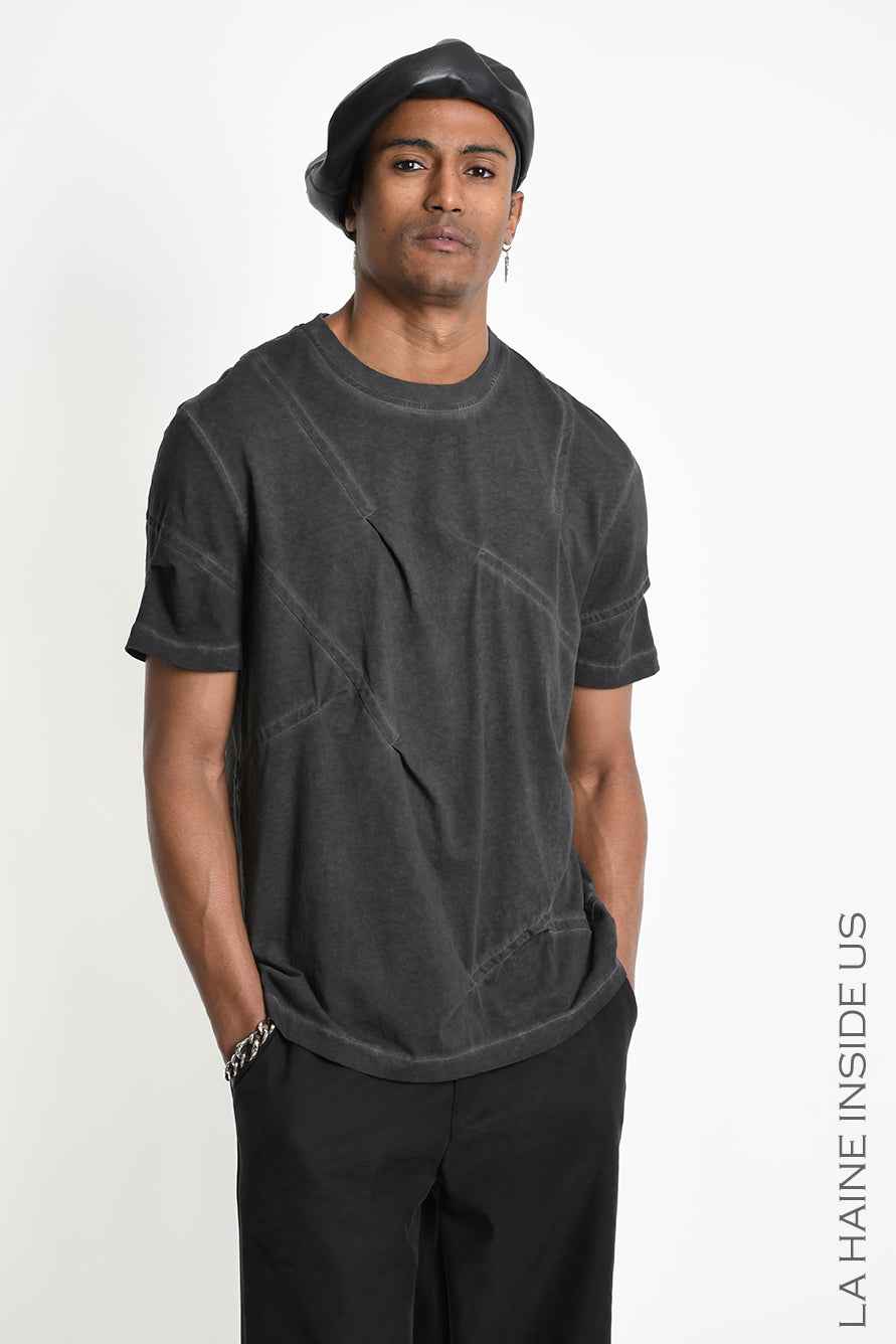 3B M1294 T-SHIRT Comfort Cotton Dyed Cold Grey