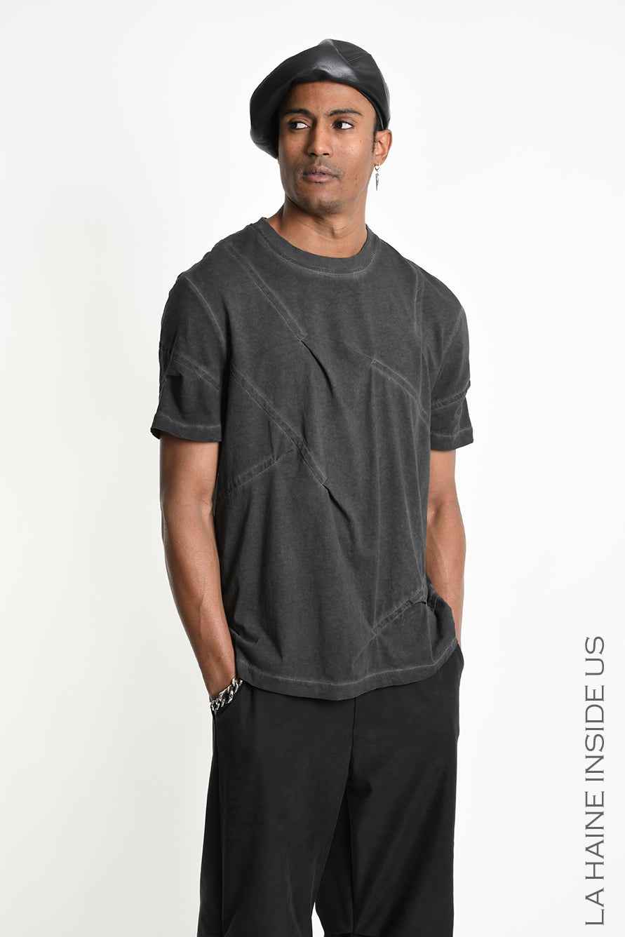 3B M1294 T-SHIRT Comfort Cotton Dyed Cold Grey