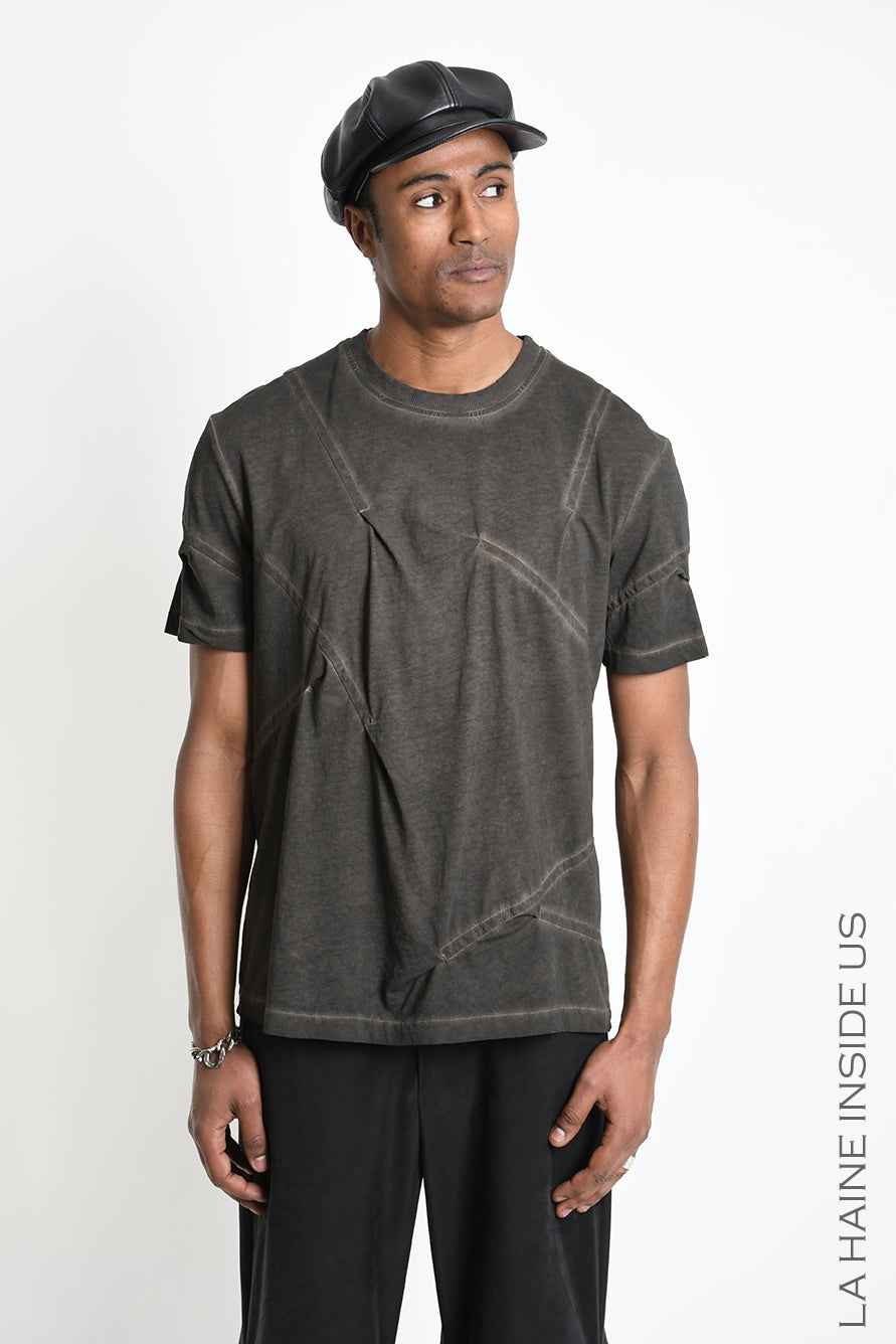 3B M1294 T-SHIRT Comfort Cotton Dyed Cold Mud