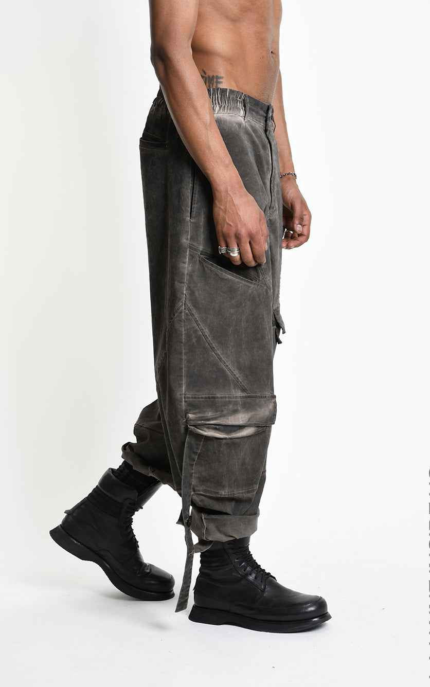 3B M1323 CARGO Over Balloon Cotton Dyed Cold Mud