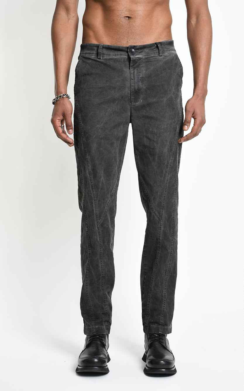 3B M1324 TROUSER Regular Skinny Cotton Dyed Cold Grey