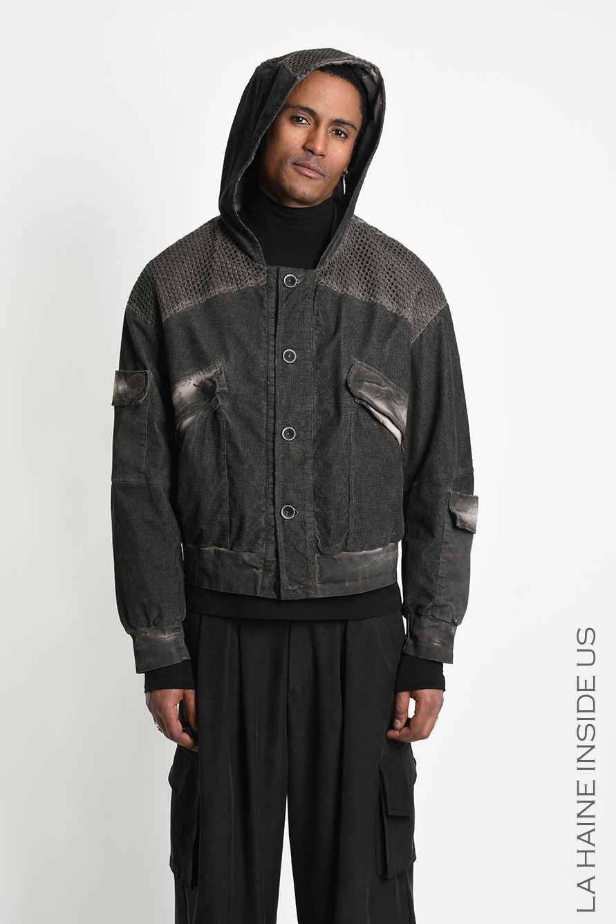 3B M1325 SPORT JACKET Over Meshcore Dyed Col Mud