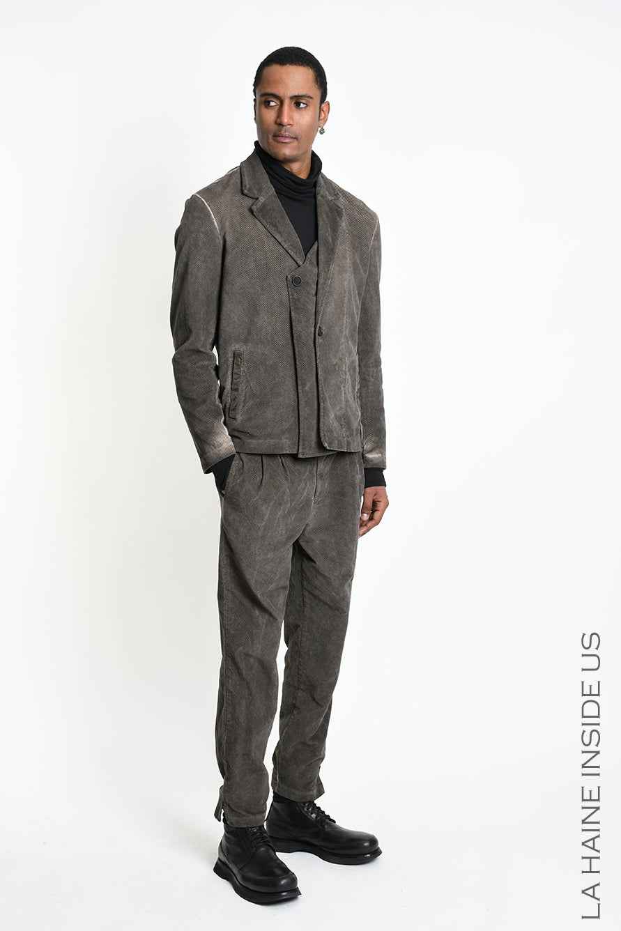 3B M1330 JACKET Regular Velvet Dyed Cold Mud
