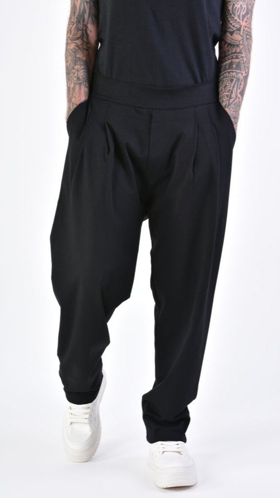 A33M LM09125 PANTS Comfort Punto Milano Stretch Black