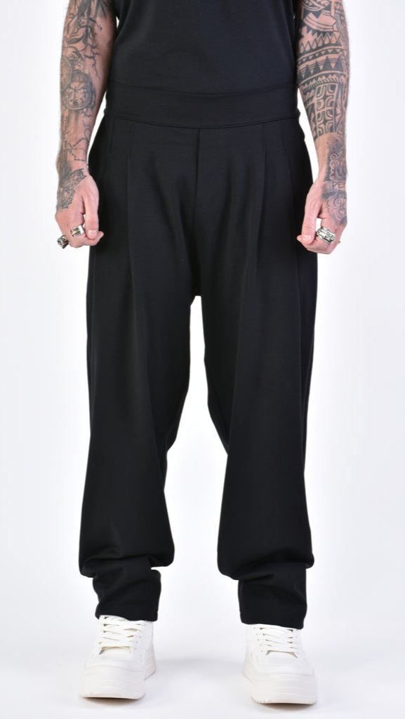 A33M LM09125 PANTS Comfort Punto Milano Stretch Black