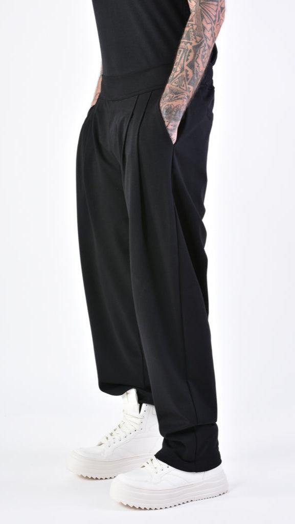 A33M LM09125 PANTS Comfort Punto Milano Stretch Black