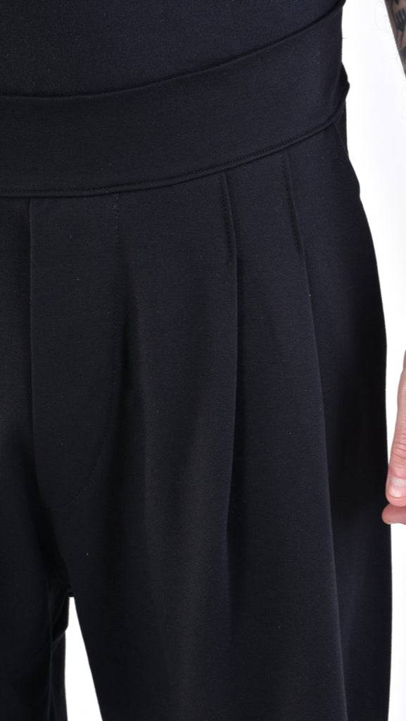 A33M LM09125 PANTS Comfort Punto Milano Stretch Black