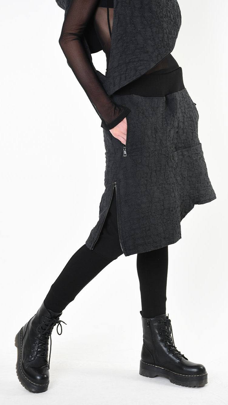 A33M LM20925 TROUSER Fleece & Cotton Jacquard 307gr. UNISEX D Grey