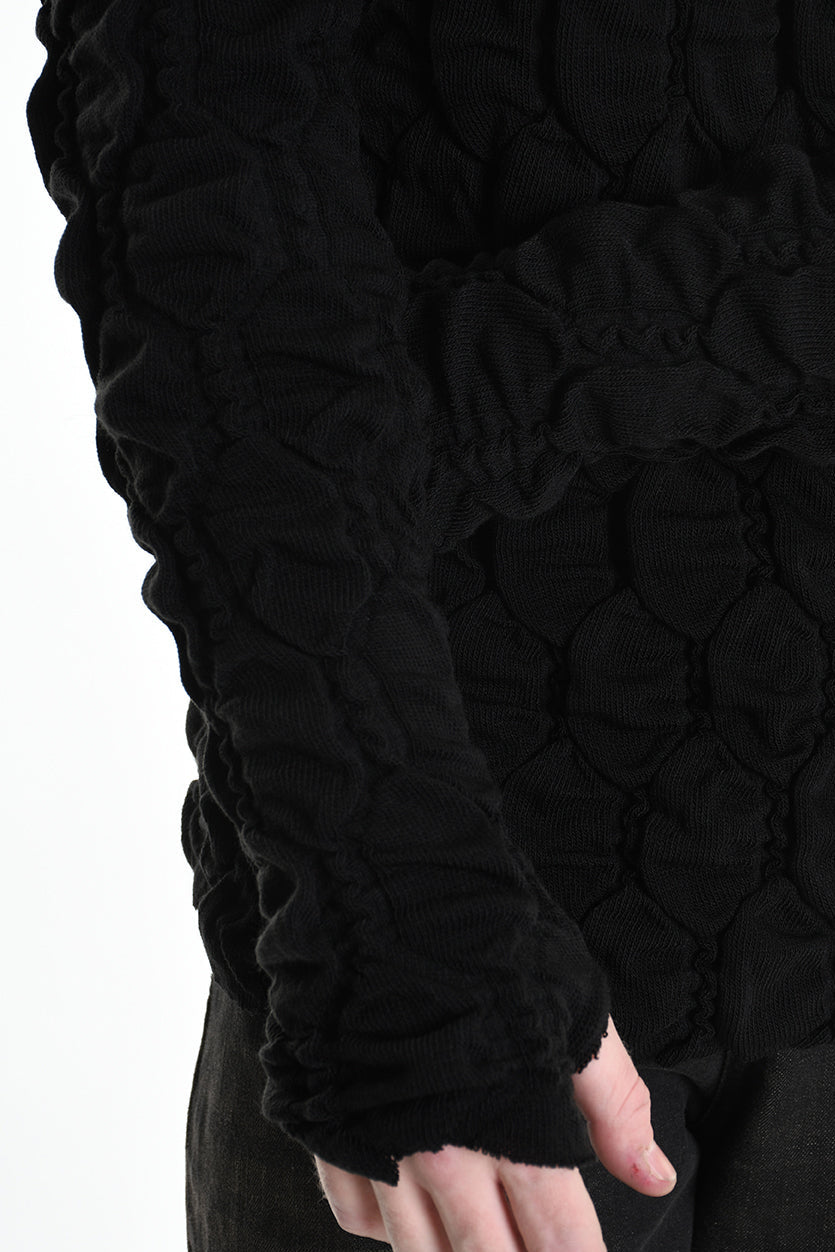 3M M1156 SWEATER Regular Jersey Embossed 360gr Black LA HAINE INSIDE US