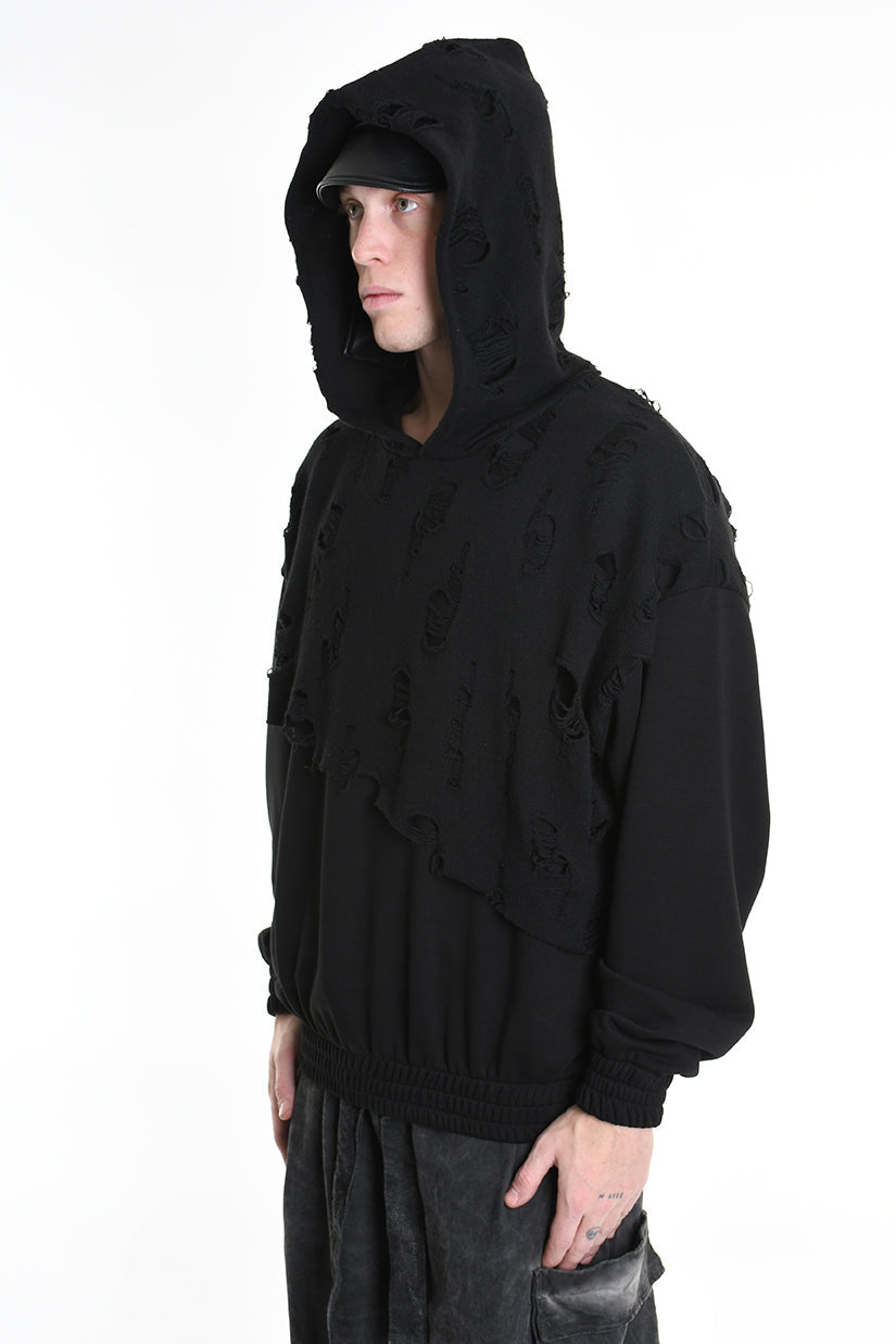 3M M1162 COMFORT SWEATSHIRT Cotton & Wool-Blend Patch 300g UNISEX U Black LA HAINE INSIDE US