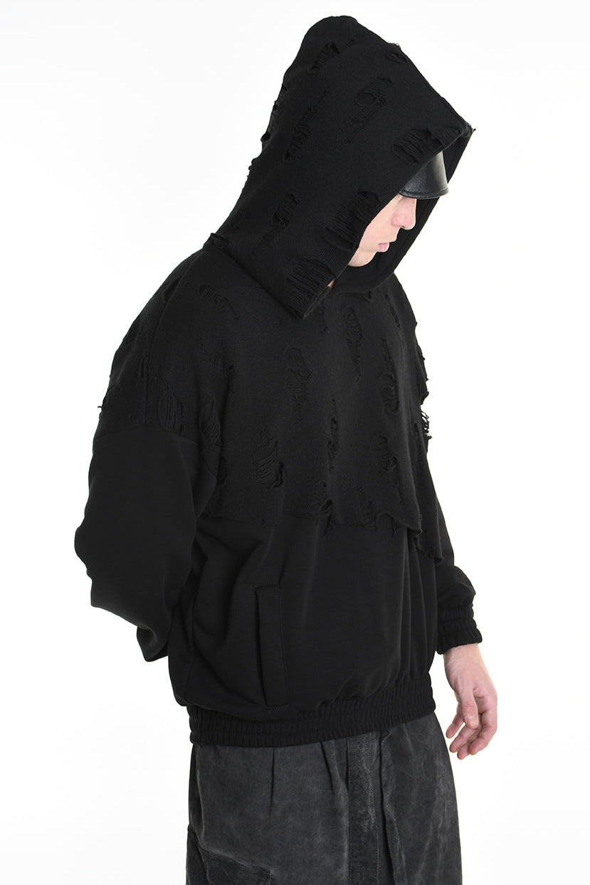 3M M1162 COMFORT SWEATSHIRT Cotton & Wool-Blend Patch 300g UNISEX U Black LA HAINE INSIDE US