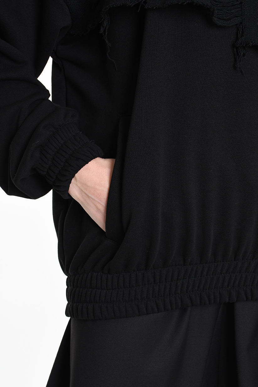 3M M1162 COMFORT SWEATSHIRT Cotton & Wool-Blend Patch 300g UNISEX U Black LA HAINE INSIDE US