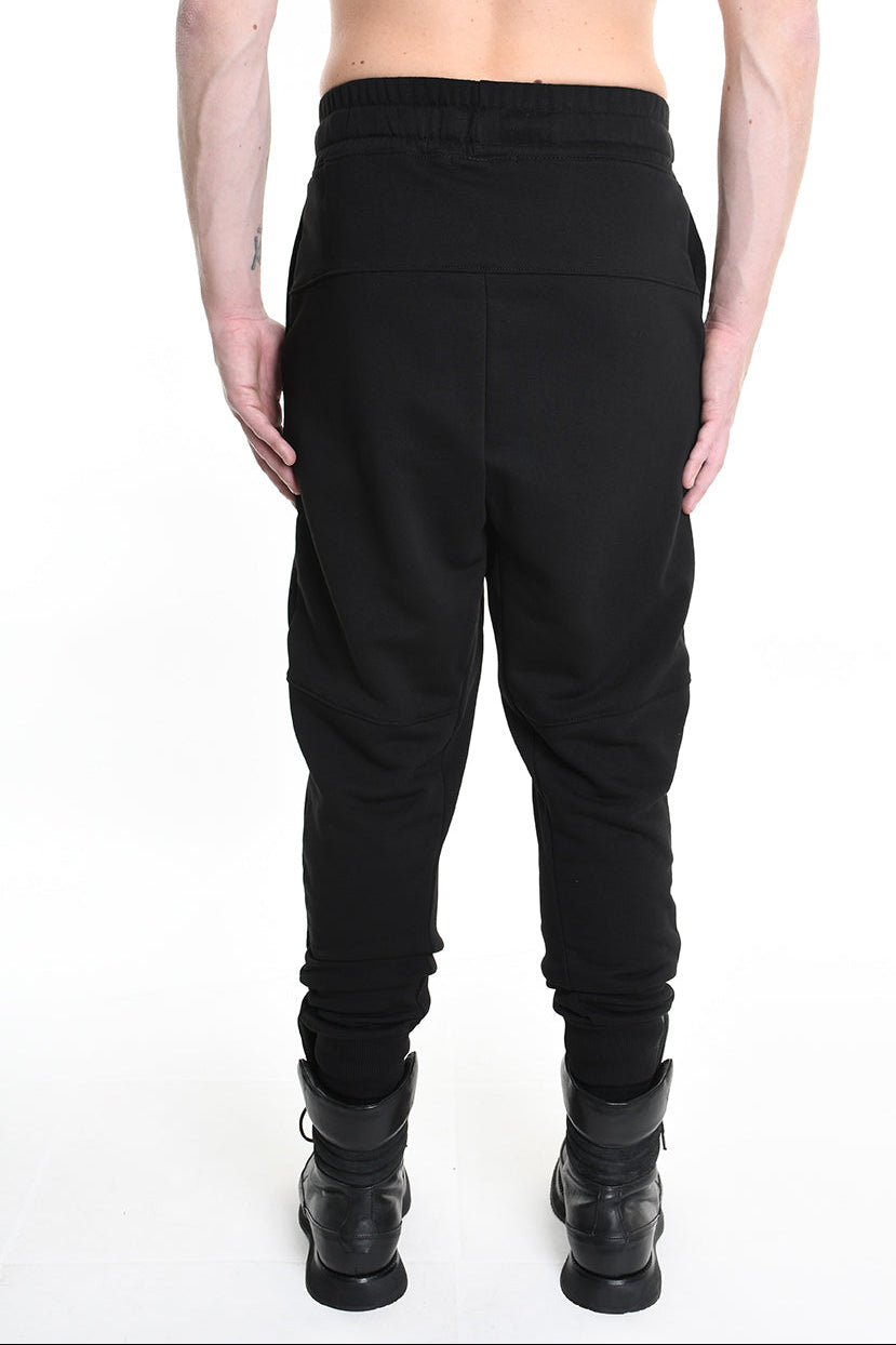 3M M1164 TROUSER Regular Cotton Fleece Black MAN LA HAINE INSIDE US