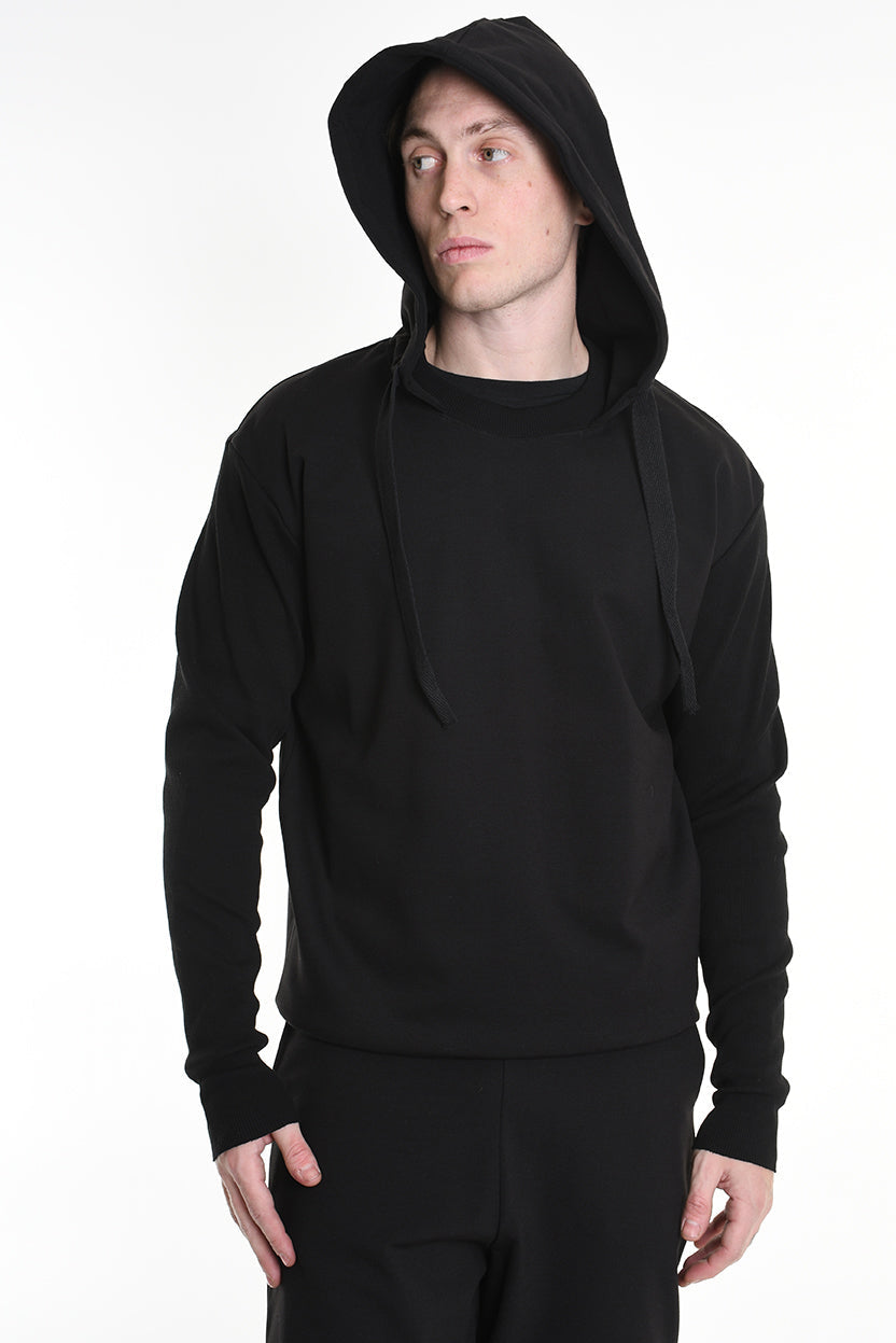 3M M1167 REGULAR SWEATSHIRT in Punto Milano Black LA HAINE INSIDE US