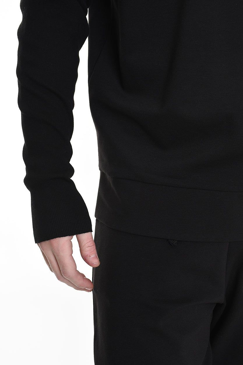 3M M1167 REGULAR SWEATSHIRT in Punto Milano Black LA HAINE INSIDE US