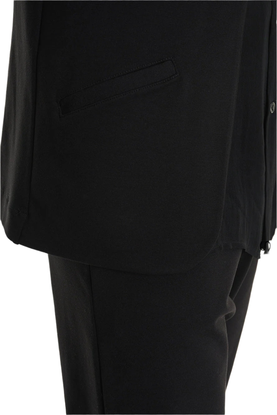 3M M1168 BLAZER Regular Fit in Punto Milano Fabric, Black. LA HAINE INSIDE US