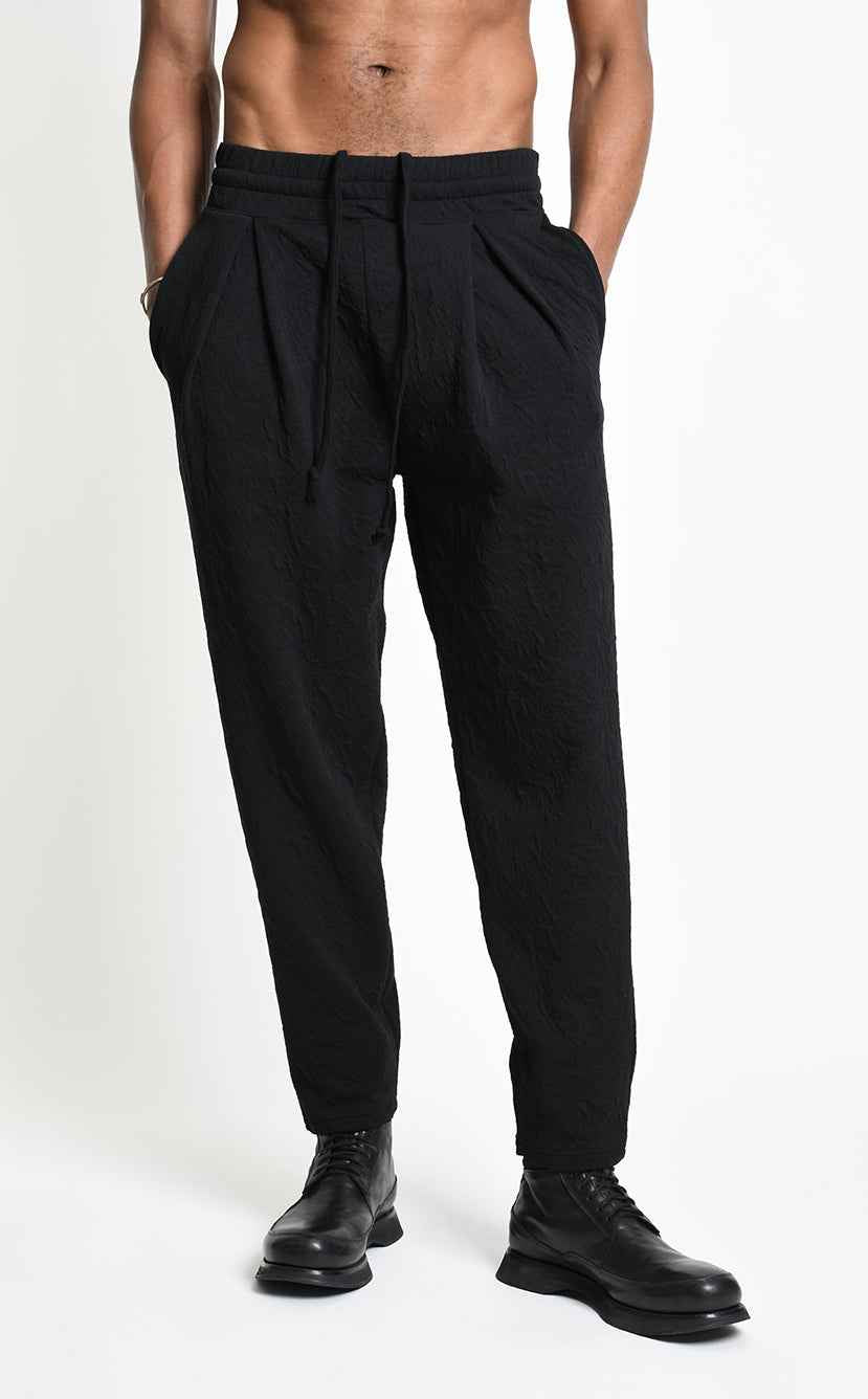 3M M1338 TROUSERS Regular-fit Embossed Fleece Black