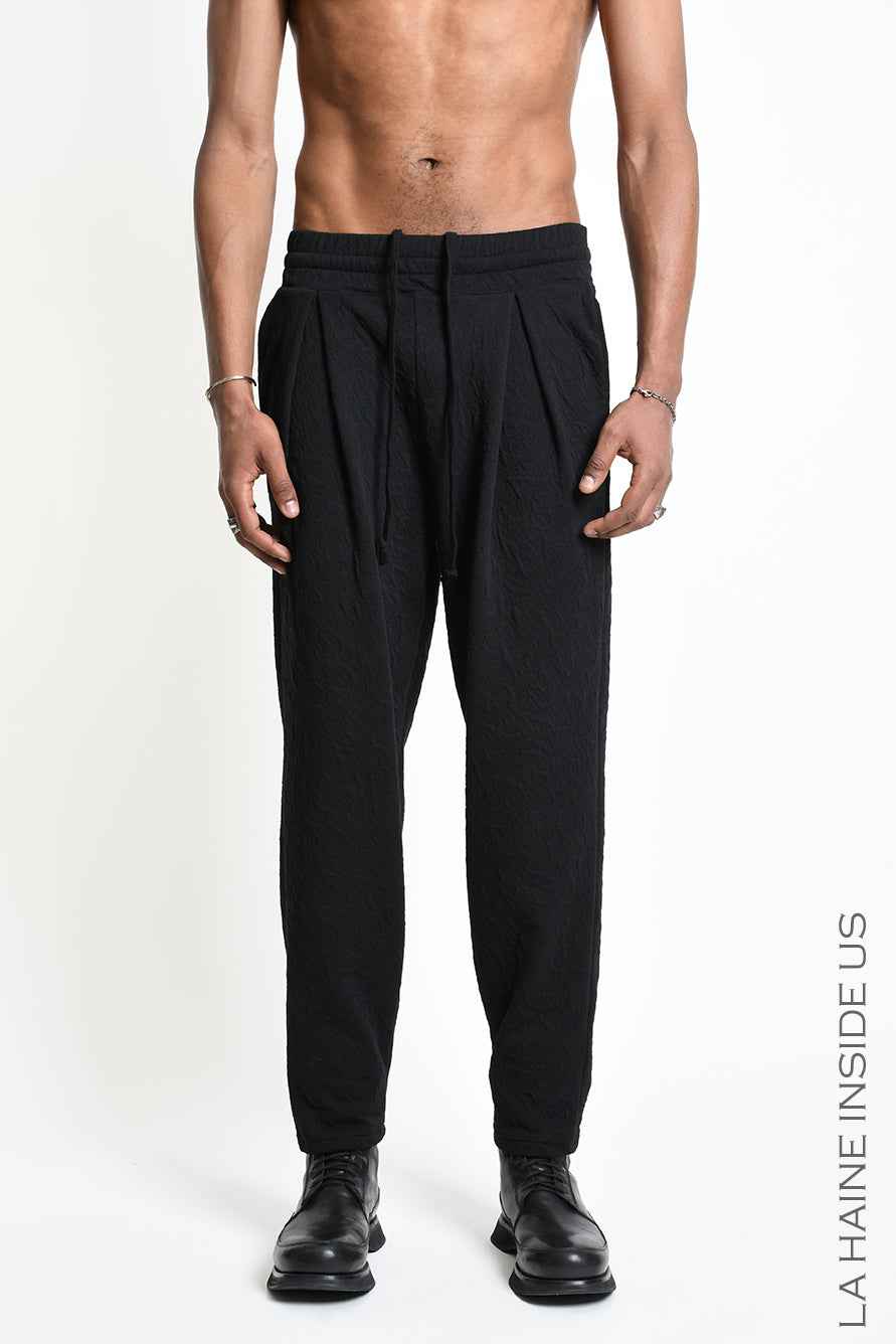 3M M1338 TROUSERS Regular-fit Embossed Fleece Black