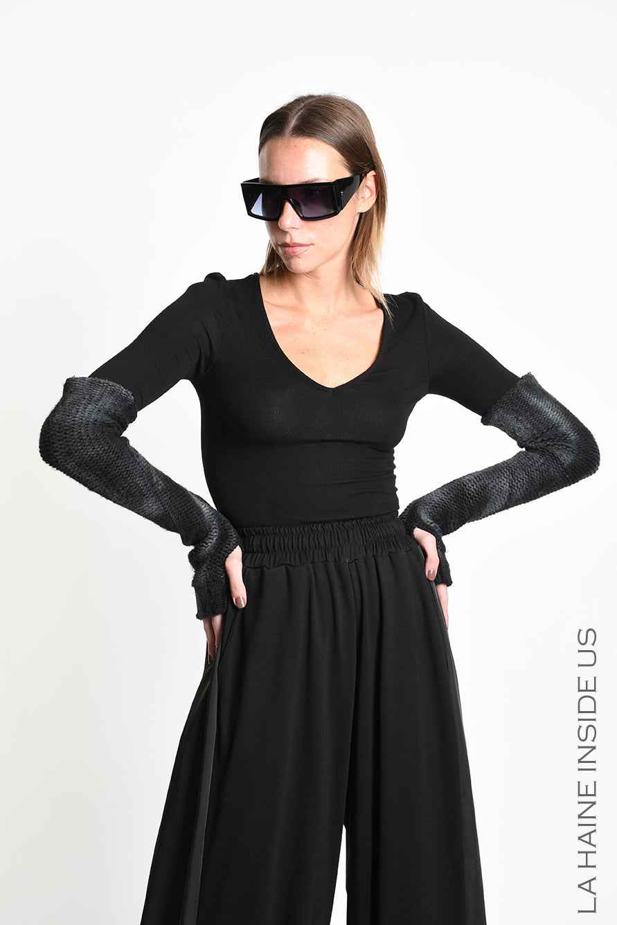 3M M1370 KNITTED SLEEVES Fineness 03 Spray Treatment UNISEX M Black