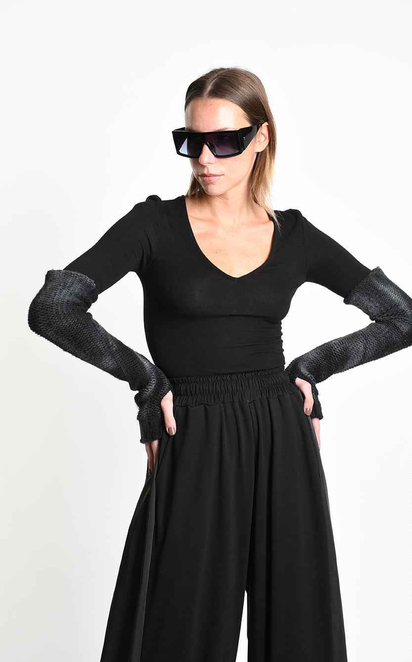 3M M1370 KNITTED SLEEVES Fineness 03 Spray Treatment UNISEX M Black