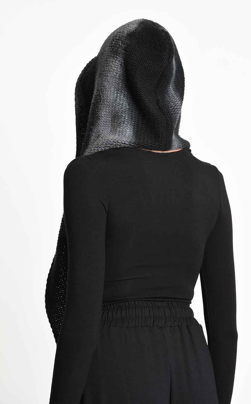 3M M1371 HOOD/SCARF Knitted Fineness 03 Spray Treatment UNISEX M Black