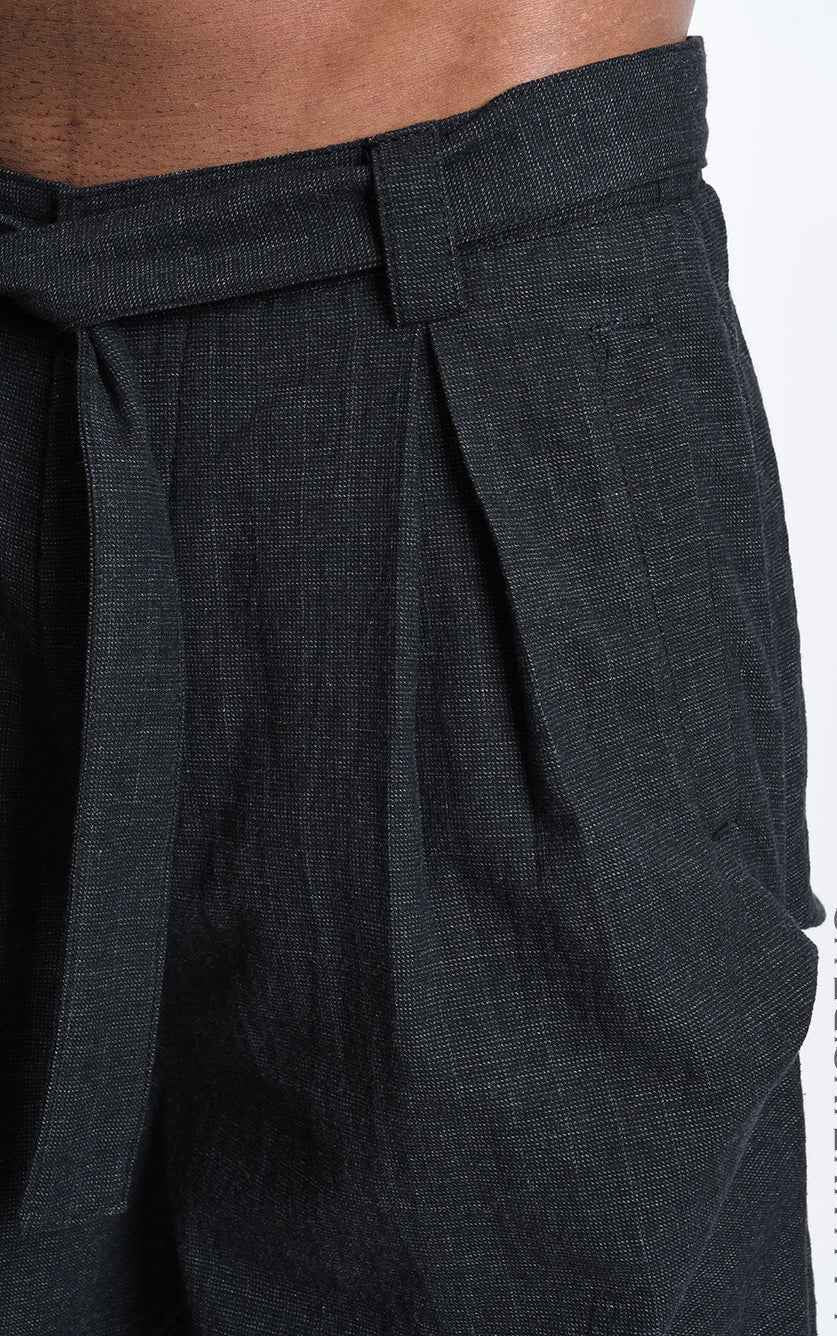 3P M1366 TROUSERS Comfort in Textured Cotton Grey