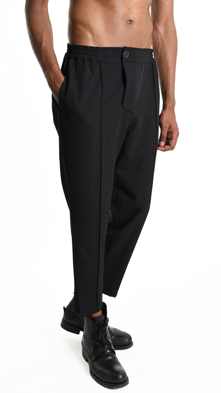 A33R M102725 TROUSER Comfort Fluido Black