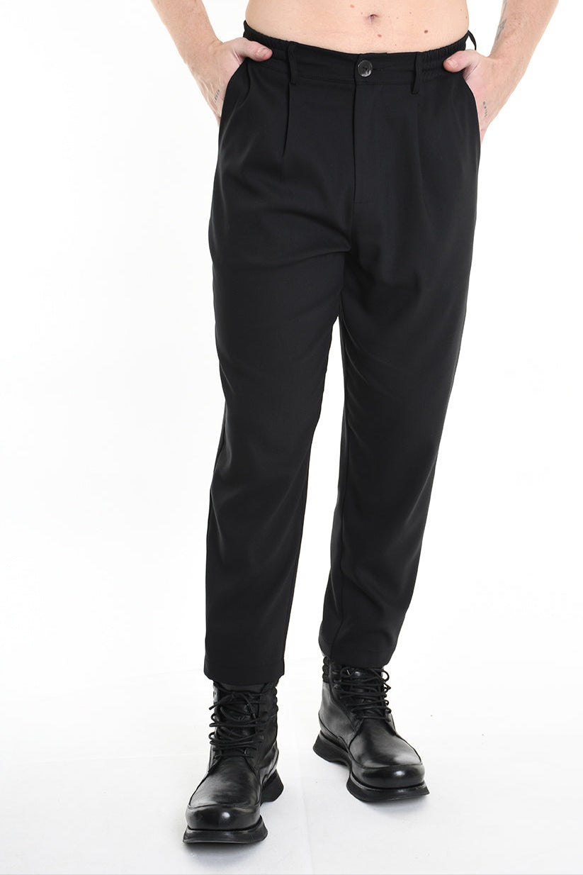 3R M1138 TROUSER Regular Fluid Black LA HAINE INSIDE US