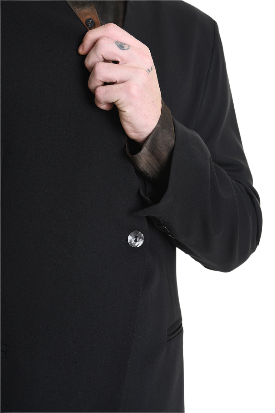 3R M1140 JACKET Comfort Fit in Fluid Fabric, Black. LA HAINE INSIDE US