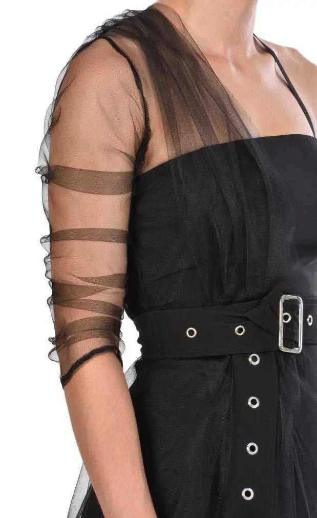 4B COCHIN22 Black cocktail dress