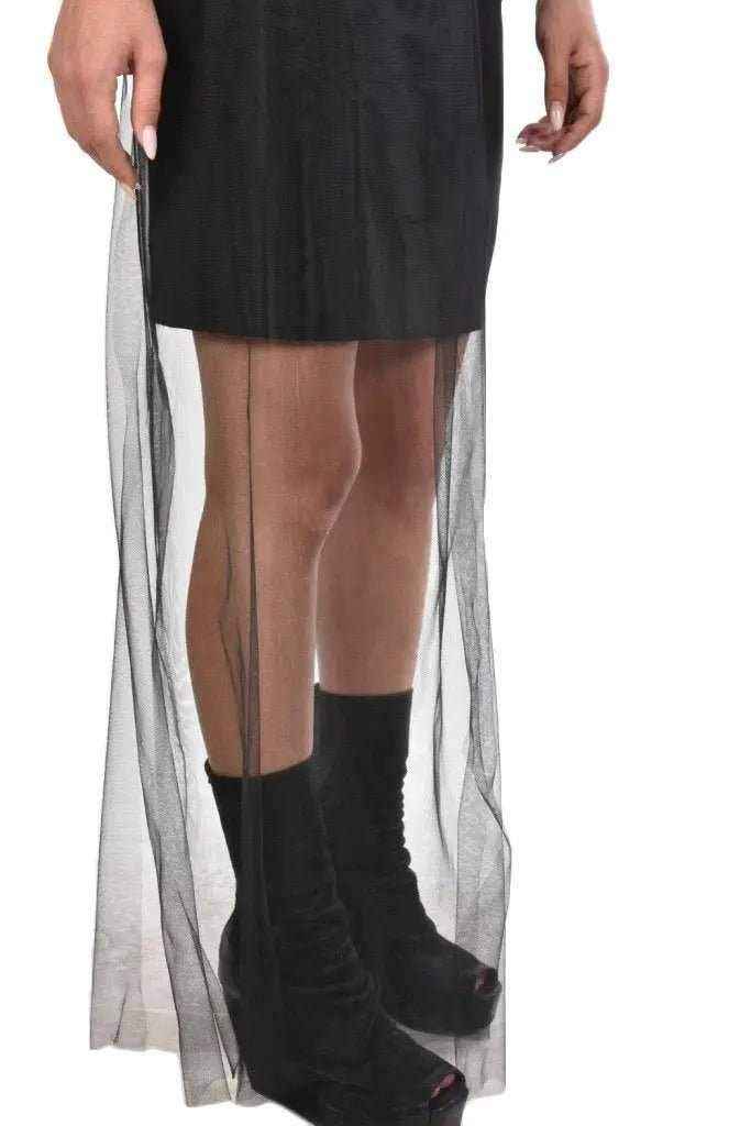 4B COCHIN22 Black Cocktail Dress - Italian Evening Elegance