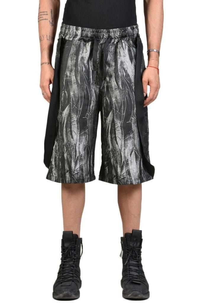 4M NEWYORKER23 Men's Black Shorts