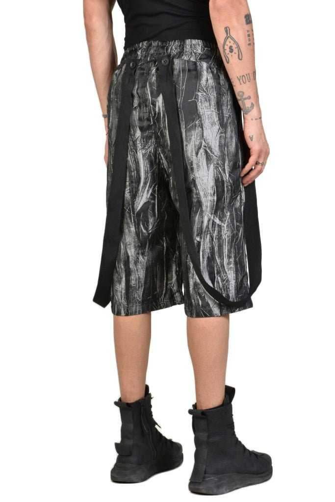 4M NEWYORKER23 Men's Black Shorts