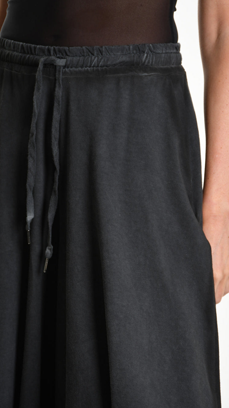 A34V W508125 TROUSER Wide Fleece Stretch Dyed Cold Grey