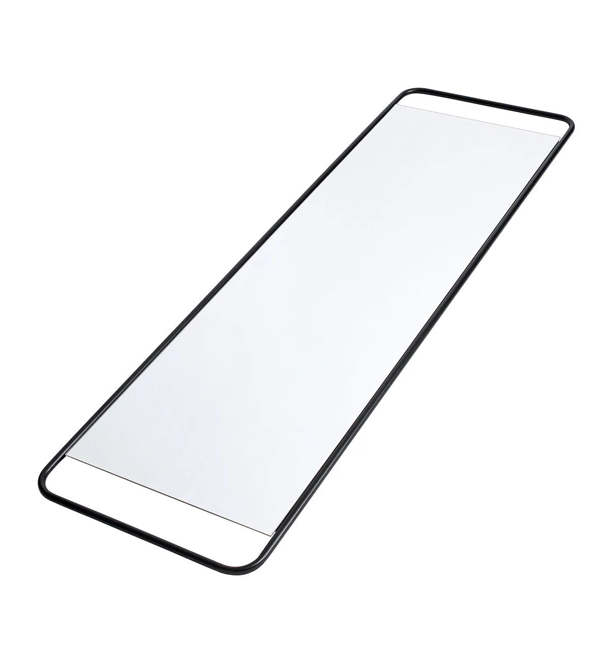 Wall mirror Copenhagen - Black Iron/Glass - W49,5xH166xD1,5 cm MUUBS