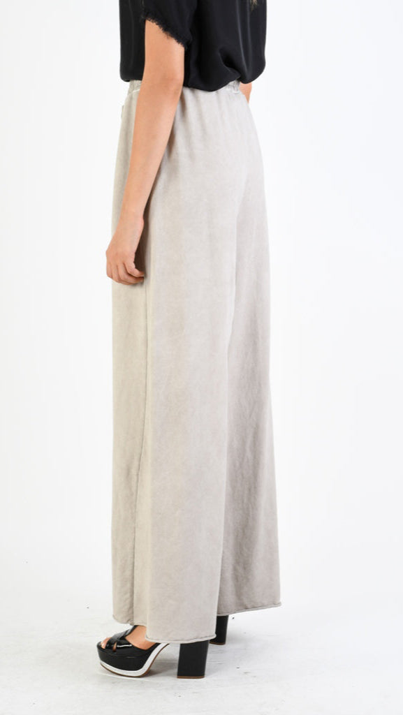 A39B SM27925 Desert Cotton & Viscose Silk Fleece PANTS