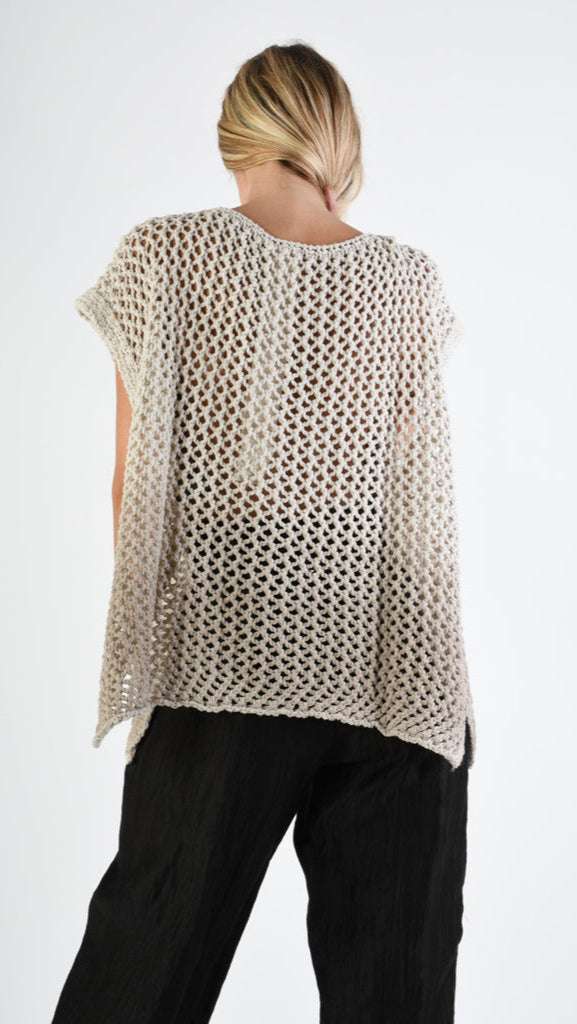 A39B SM39925 SWEATER Over Degrade Sand