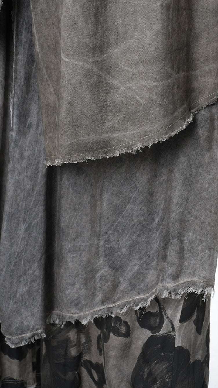 A39B SM47625 JACKET Gabardine & Viscose Silk Green Tuscany