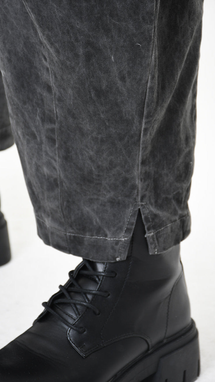 A39B SM52425 TROUSER Gabardine Green Tuscany - Grey