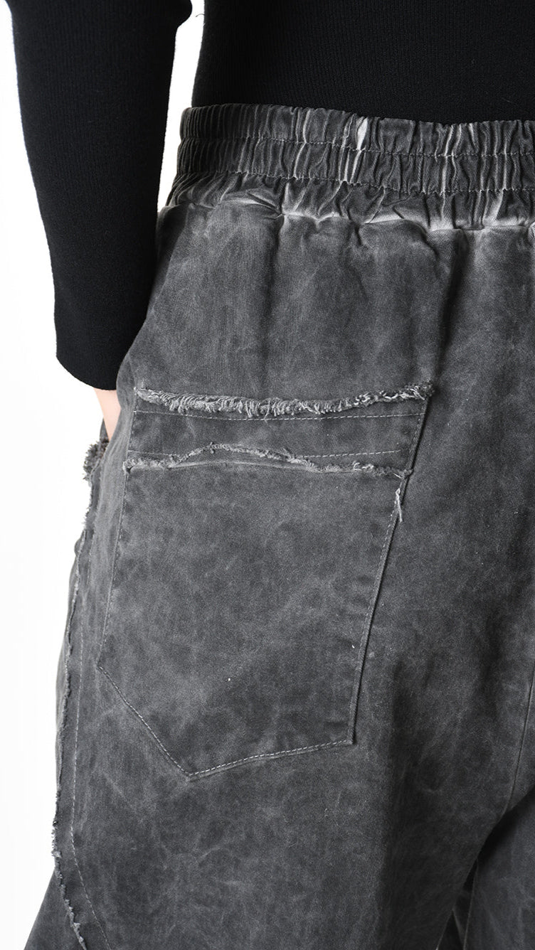 A39B SM52425 TROUSER Gabardine Green Tuscany - Grey