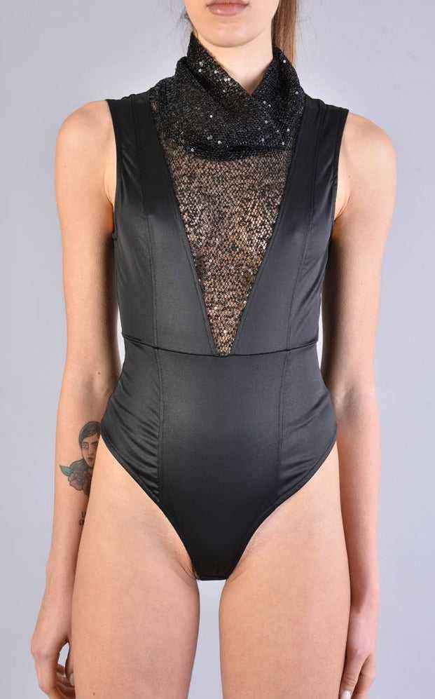 A3 4B LW60223 BLACK Jersey Body woman