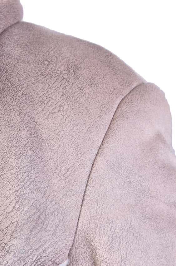 A32P TRECKXA23 SAND Faux Shearling Coat