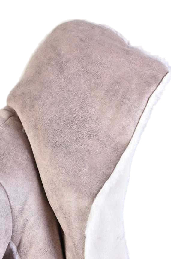 A32P TRECKXA23 SAND Faux Shearling Coat